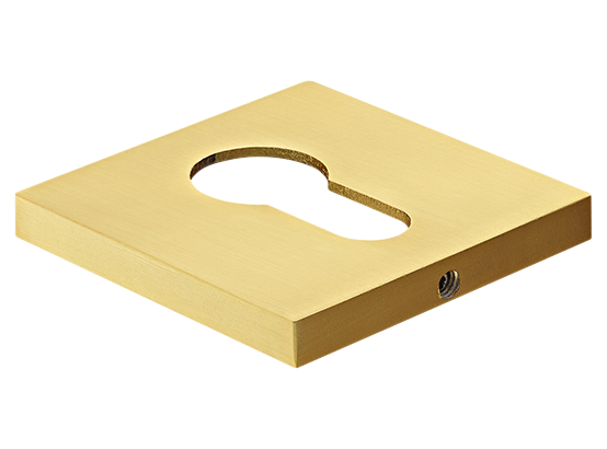 Накладка на ключевой цилиндр, на квадратной розетке 6 мм, MH-KH-S6 MSG, цвет - мат. сатинированное золото фото купить Саратов