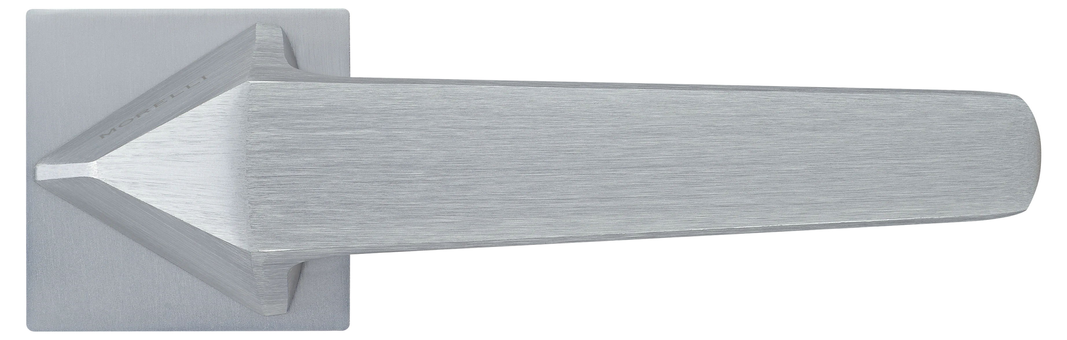 SOUK ручка дверная  на квадратной розетке 6 мм, MH-55-S6 SSC, цвет - суперматовый хром фото купить в Саратове